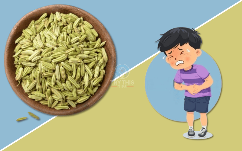 Fennel-juice-for-relieving-stomach-pain-in-young-children
